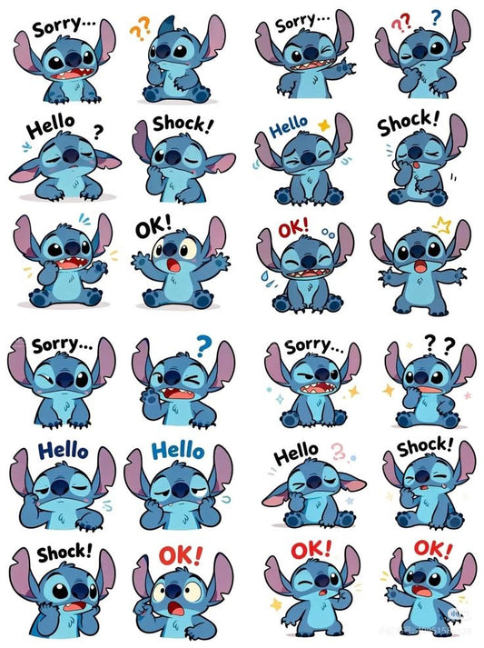 stitch stickers sheet 33