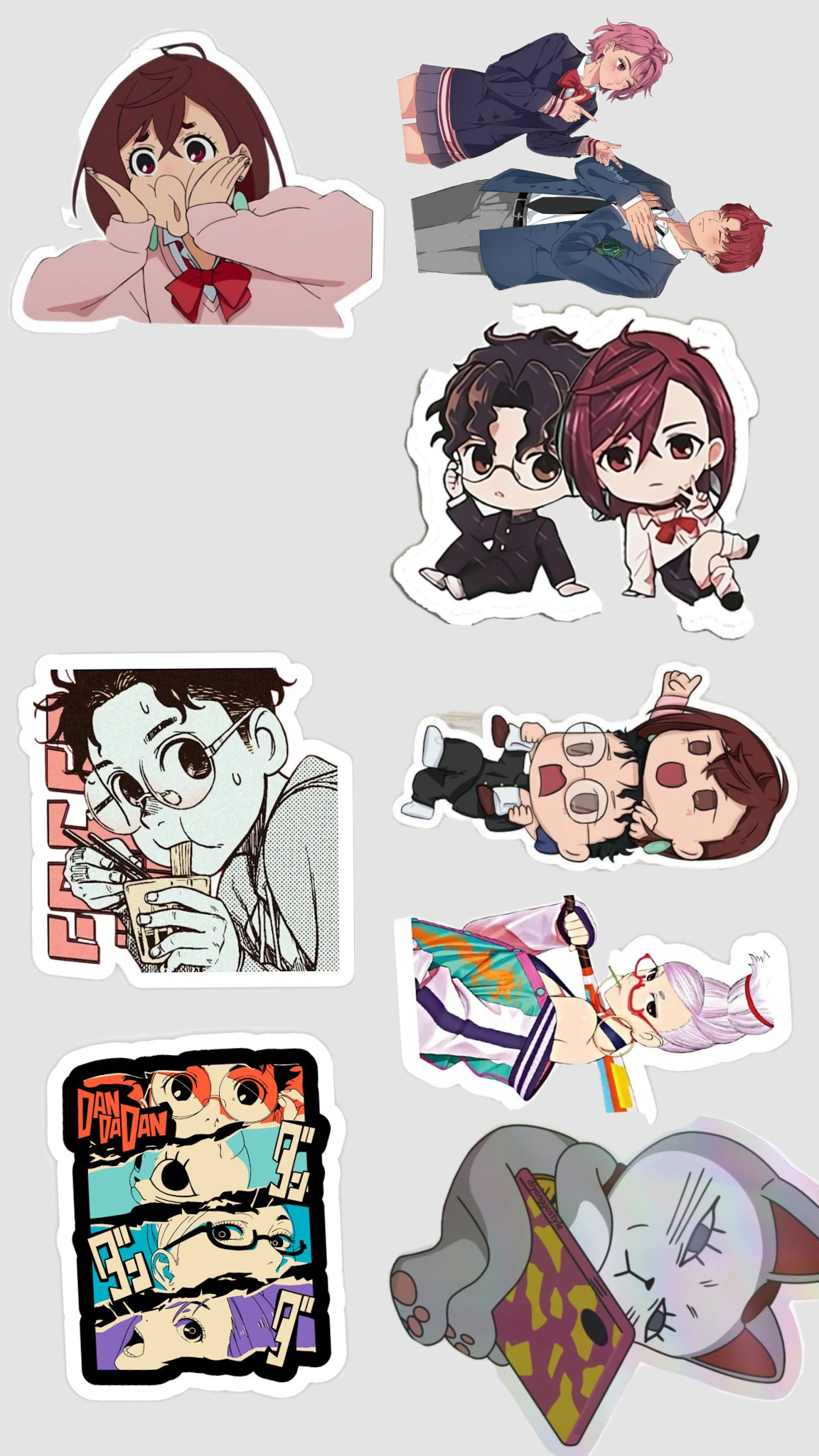 Dan Da Dan anime sticker 1