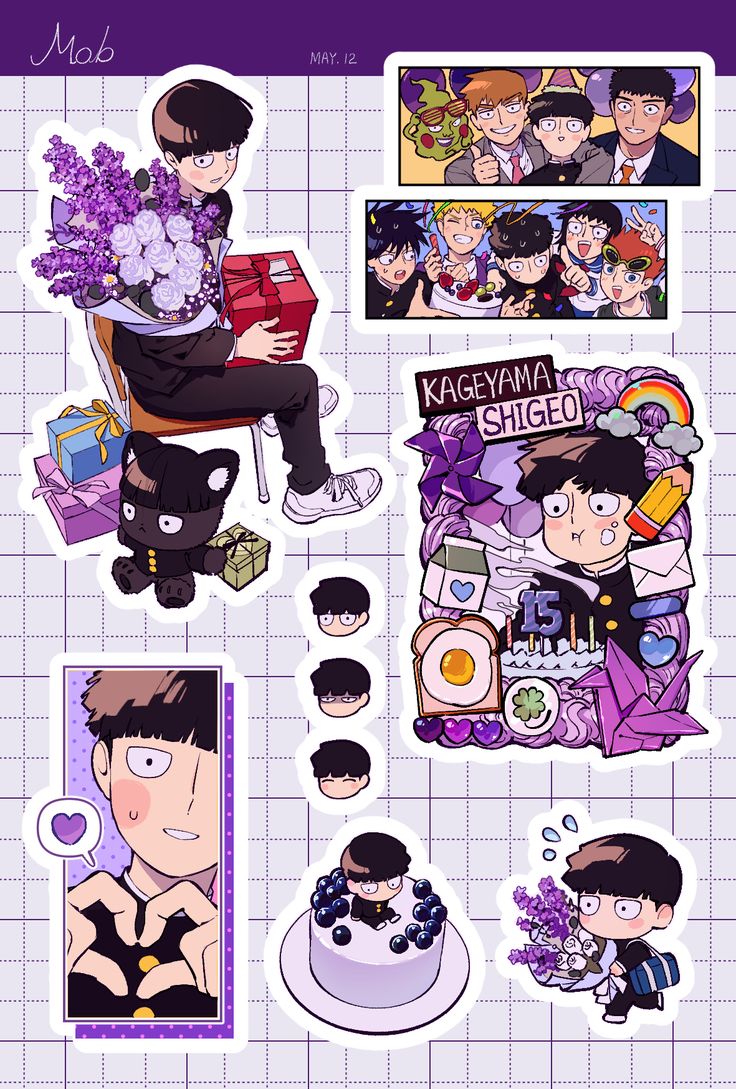 Mob Psycho 100 Sticker 2