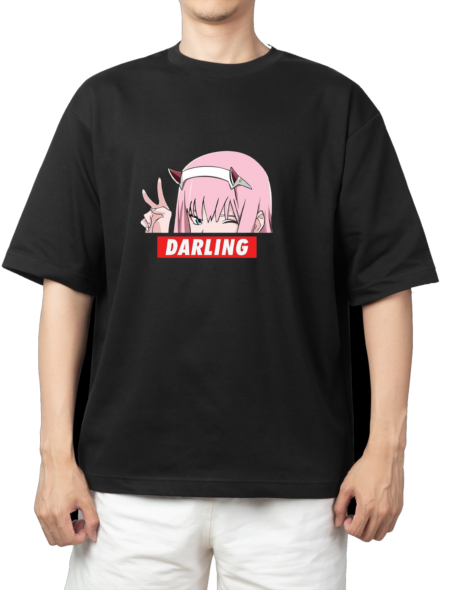 Zero Two t- shirt One Size Black 1