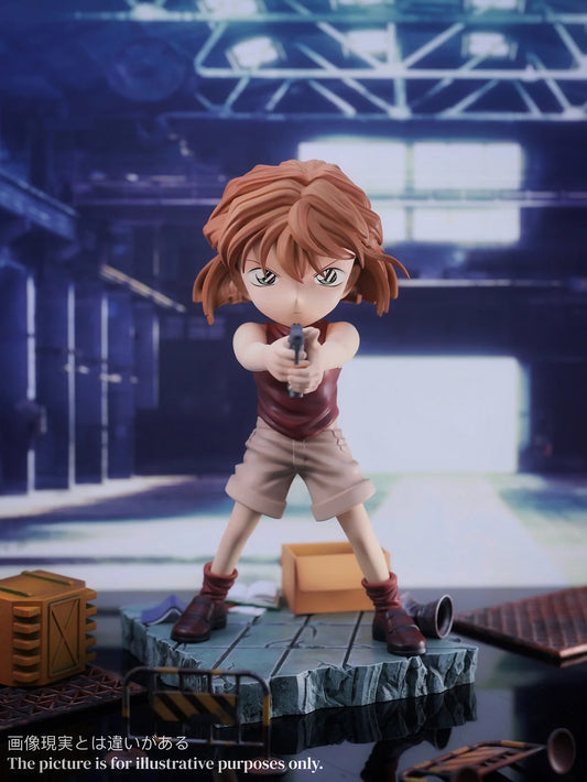 Amine Detective Conan with Gun Ai Haibara Action Figure Toys 18cm