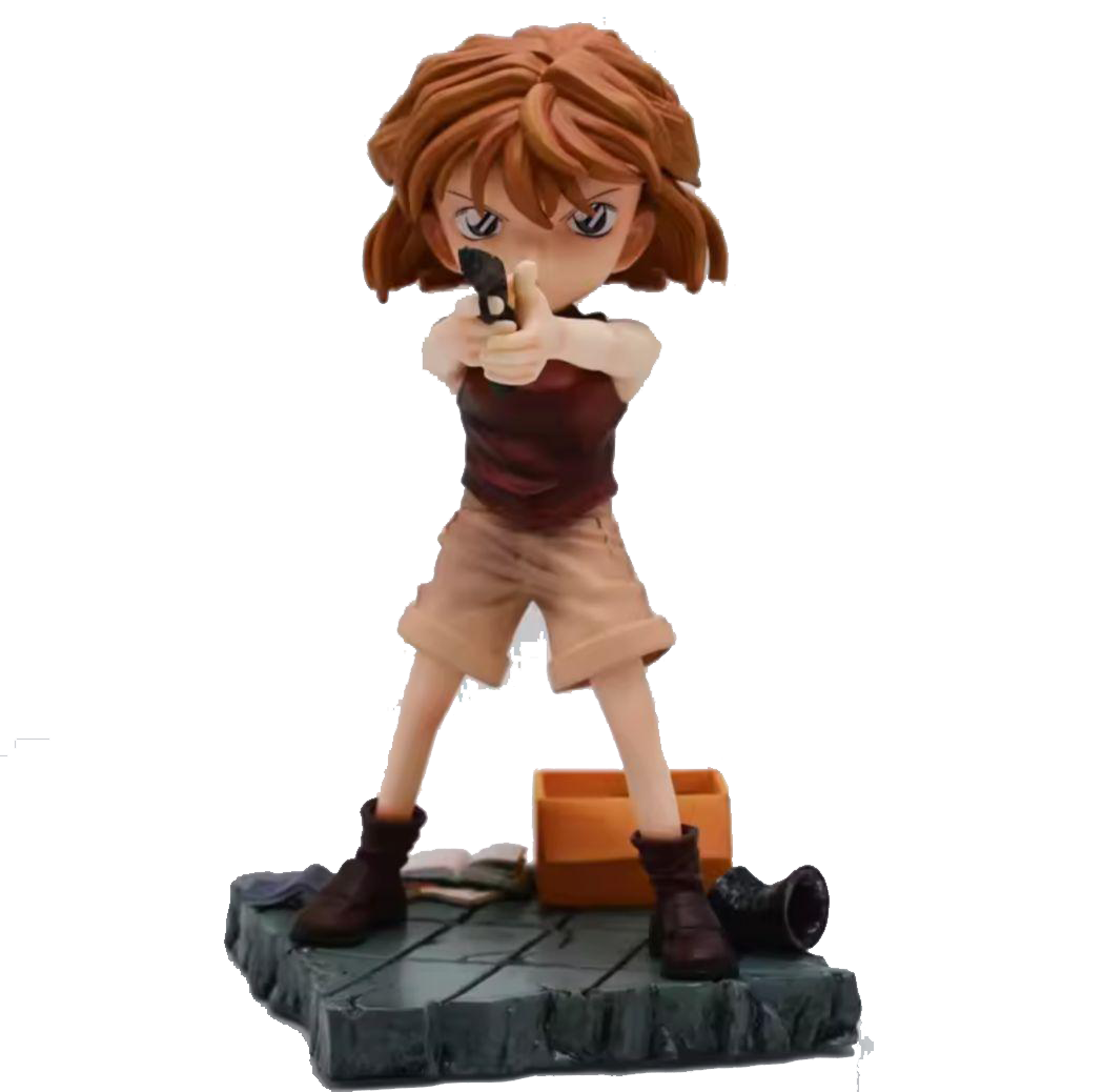 Amine Detective Conan with Gun Ai Haibara Action Figure Toys 18cm