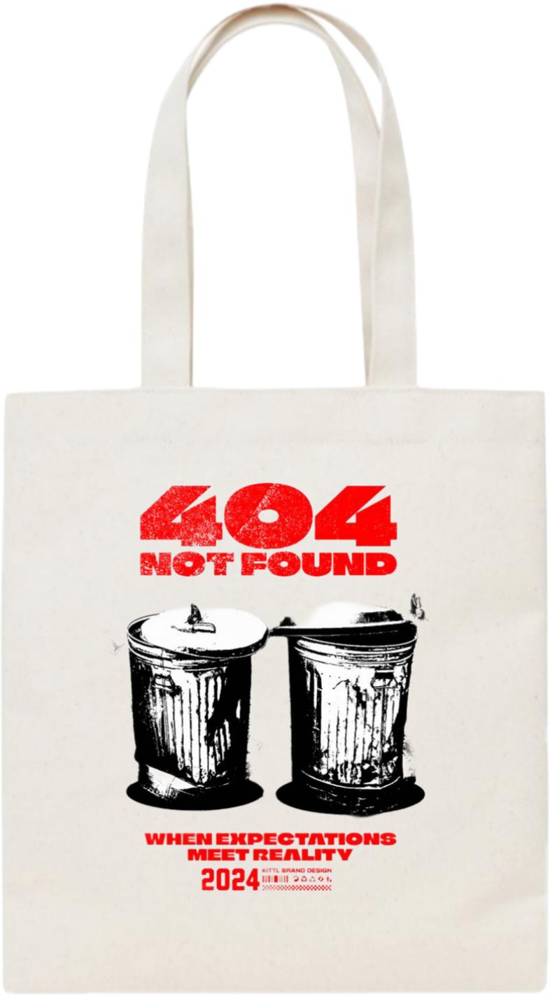 404 Not Found tote bag beige 52