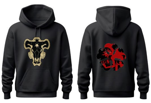 Black Clover One Size hoodie Black Back 3