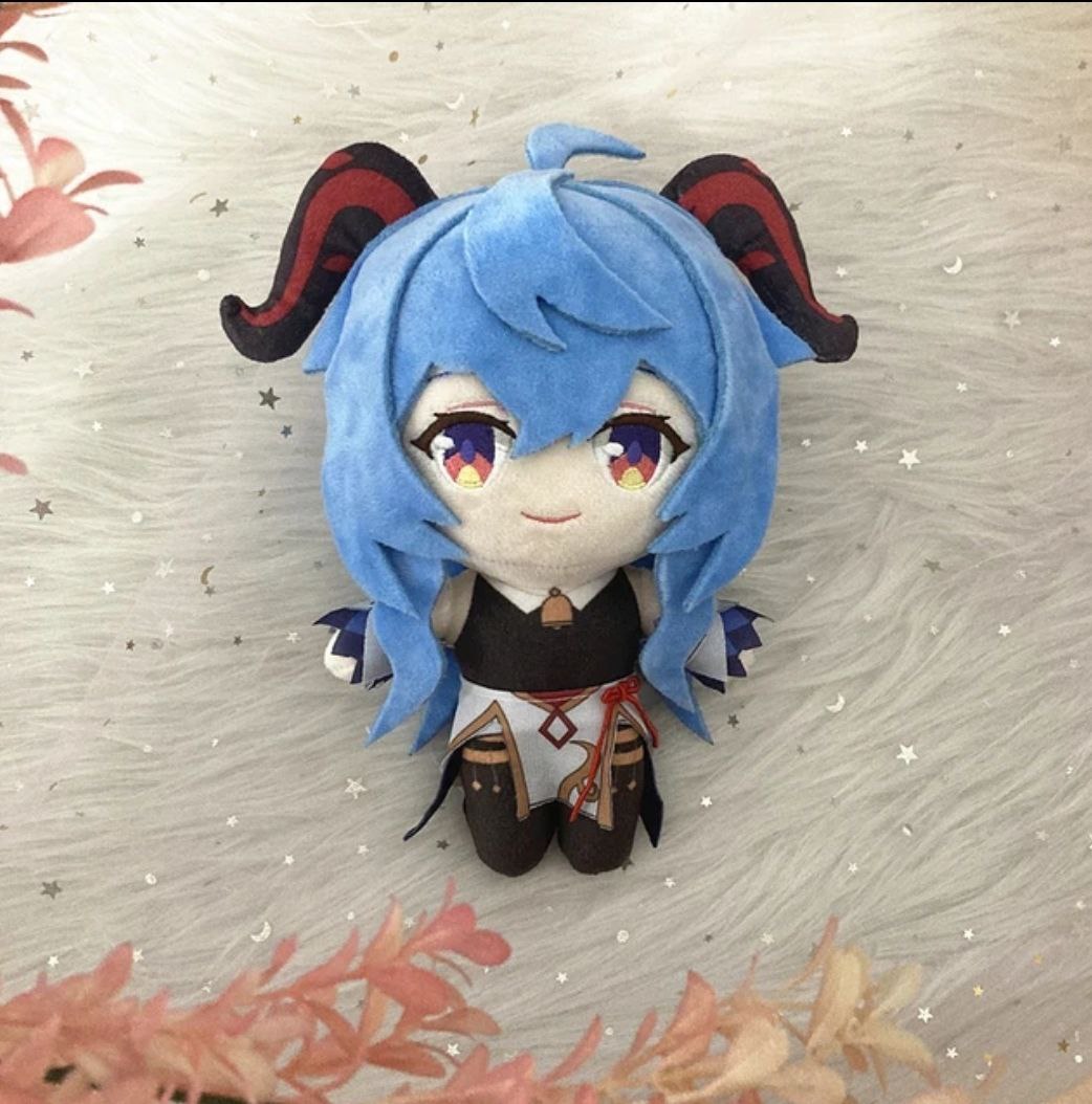 20cm Anime Genshin Impact Arataki Itto Ganyu Plush Doll Pillow Toy Kawaii kazuha plush Toys Gift for Children