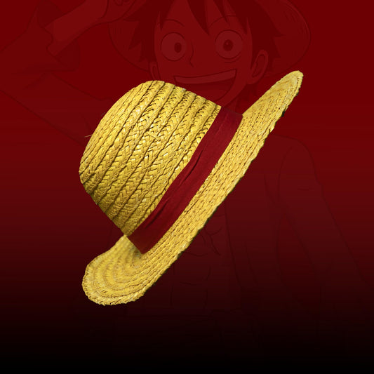 One Piece Luffy Yellow Straw Hat– Unisex Anime Cosplay Accessory for Kids and Adults – Collectible for Anime Enthusiasts